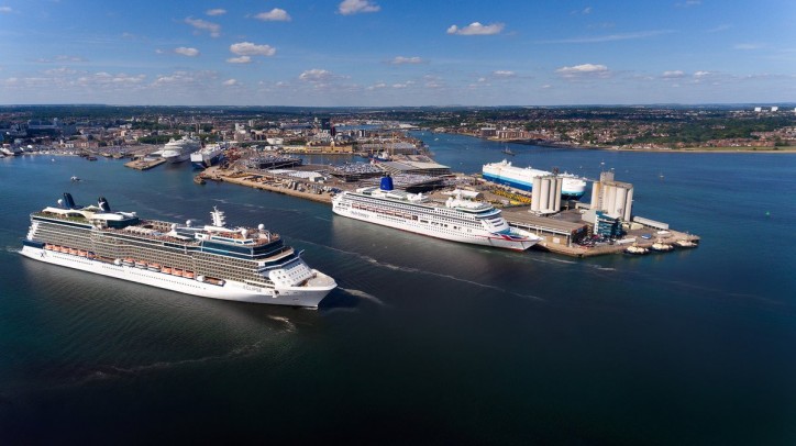 Ten cruise ships will call at the Port of Southampton this weekend