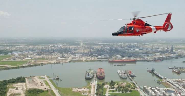 US Coast Guard medevacs mariner from 964-foot tanker near Sabine, Texas
