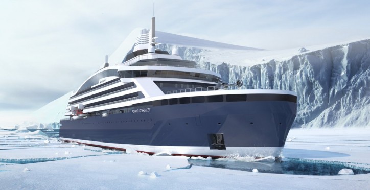 Ponant, Aker Arctic and Stirling Design Int. to cooperate for the building of luxury cruise icebreaking vessel