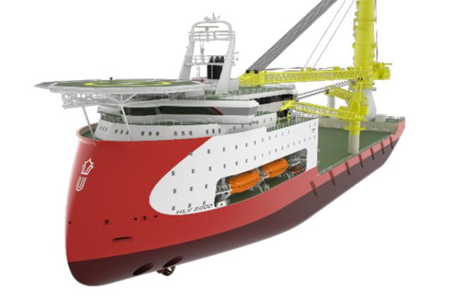 ULSTEIN HX104 heavy lift vessel design