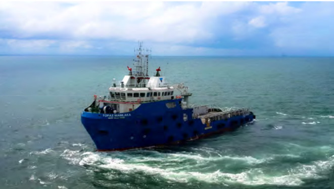 Topaz fleet reaches 100 vessels with the addition of new anchor handler Mamlaka