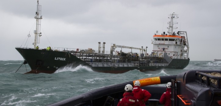 Tanker Lizrix Disabled off Calais, towed to Dover