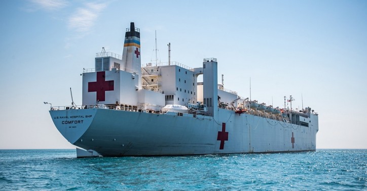 US to send hospital ship to Colombia amid refugee crisis