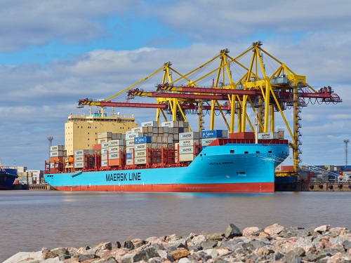 Vistula Maersk, first in the series of Seago Line’s new ice-class vessels, named Danish Ship of the Year 2018 by Maritime Denmark Media Group