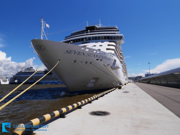 Passenger Port of Saint-Petersburg welcomes inaugural call of Seven Seas Explorer