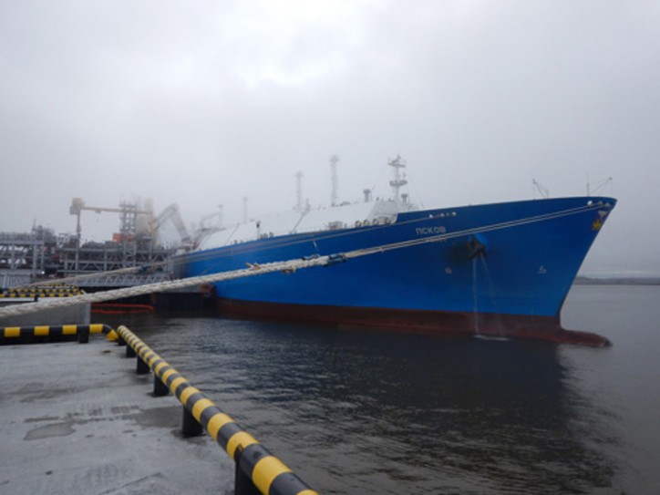 LNG carrier Pskov loads first cargo from Yamal LNG second train