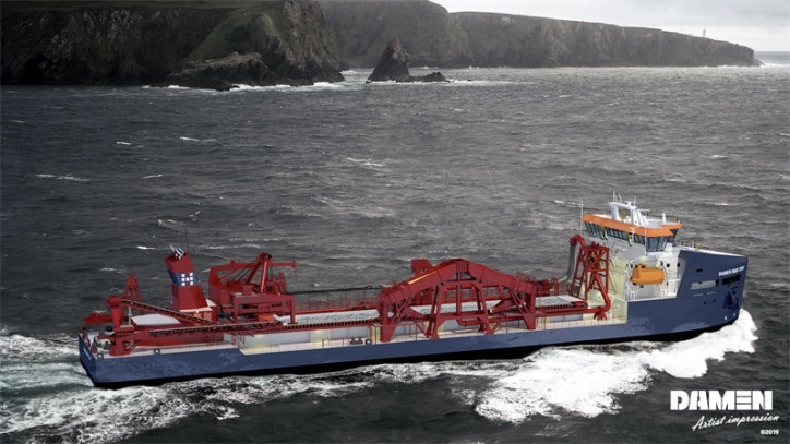 Wärtsilä chosen for another environmentally sustainable hopper dredger from Damen Shipyards