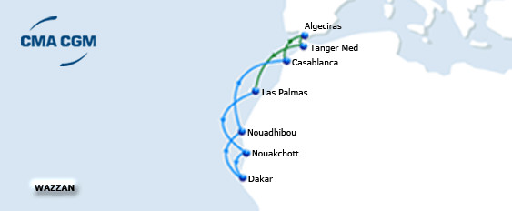 CMA CGM WAZZAN | New port coverage