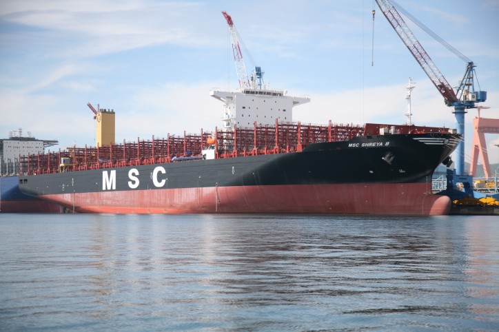Seaspan takes delivery of fifth 11000 TEU SAVER containership