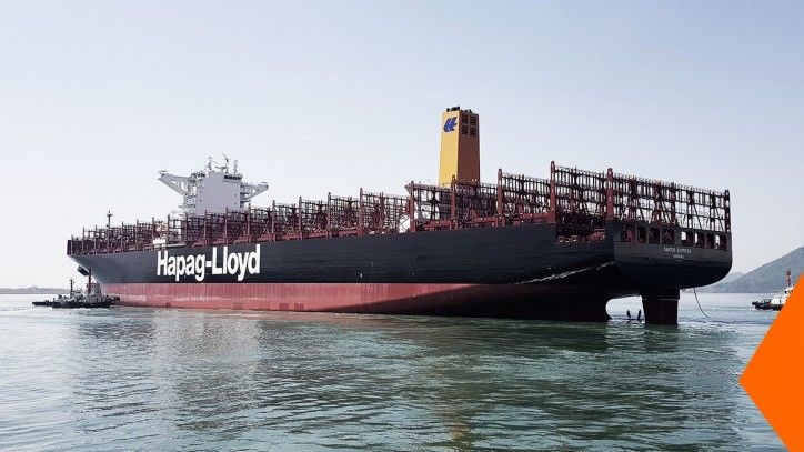 Container ship Santos Express Delivered to Hapag-Lloyd