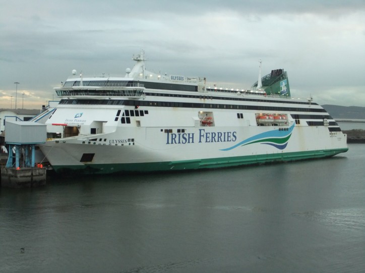 Engineer dies in an accident during repairs of car ferry MV Ulysses at Falmouth docks in Cornwall