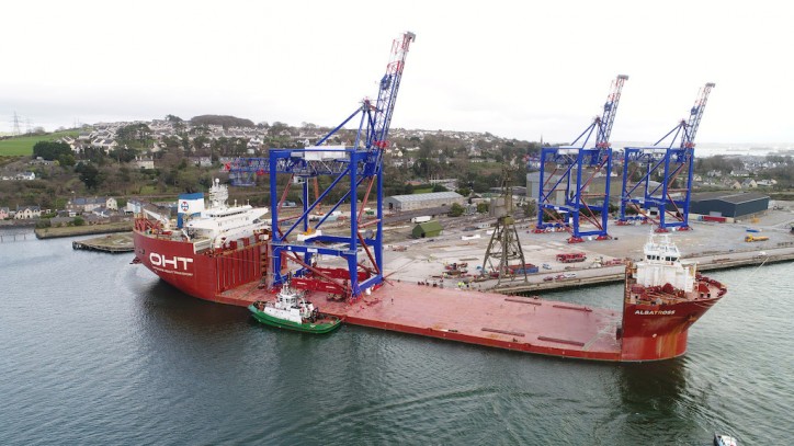 Three New Gantry Cranes Manufactured for Crowley’s Puerto Rico Terminal