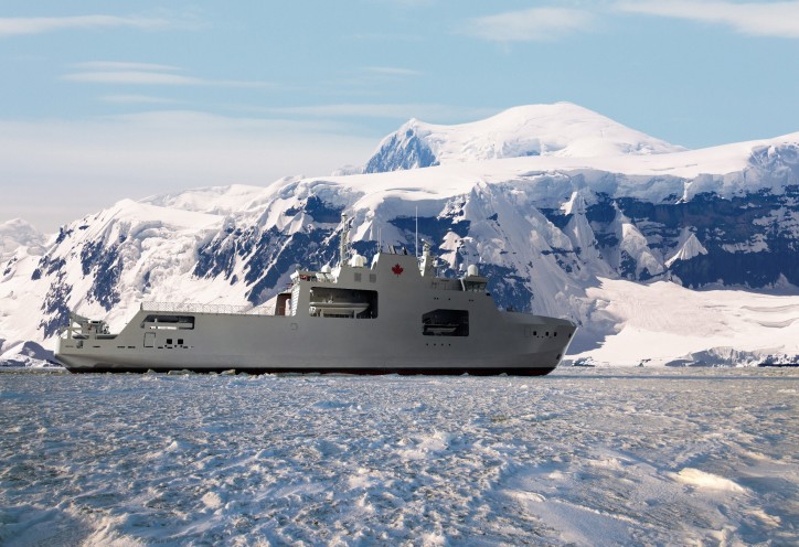 Artist’s impression of the Harry Dewolf-Class Arctic/Offshore Patrol Ship