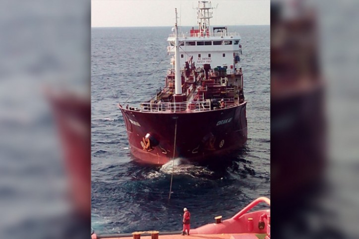 Chemical tanker Orakai in trouble off the coast of Cartagena