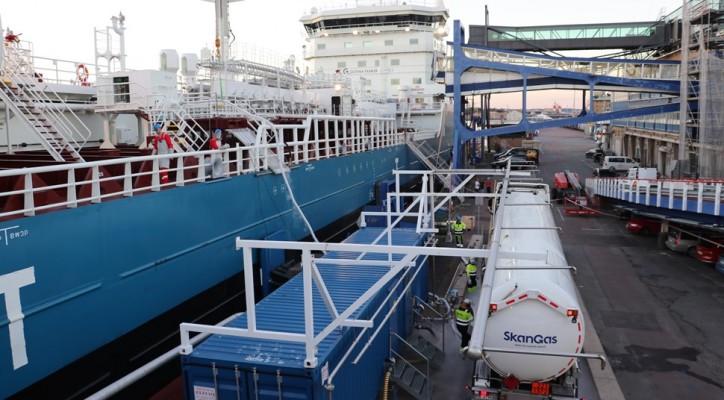 First-ever bunkering of Liquefied biogas in Sweden at the Port of Gothenburg