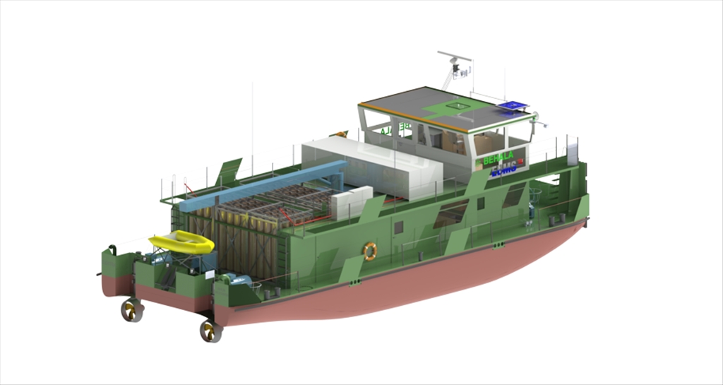 "Elektra" flagship project: SCHOTTEL delivers propulsion units for world’s first emission-free push boat
