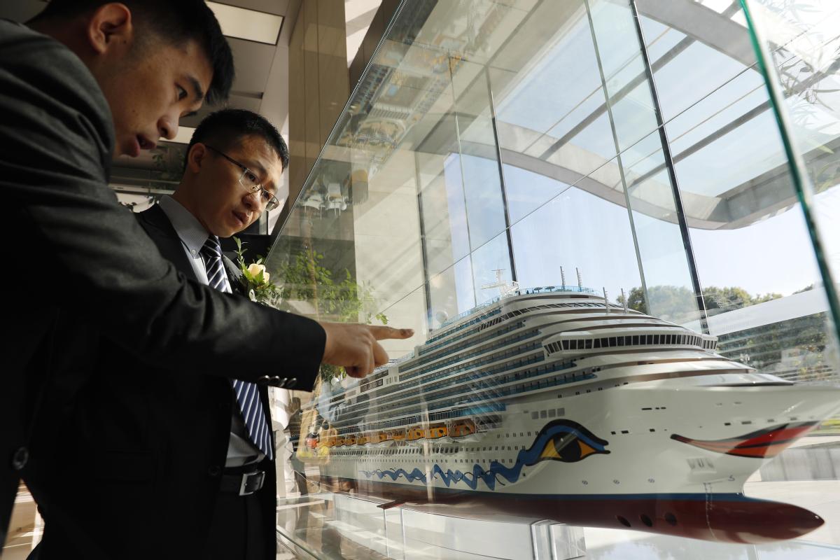 China's first domestic large-scale cruise ship enters production stage