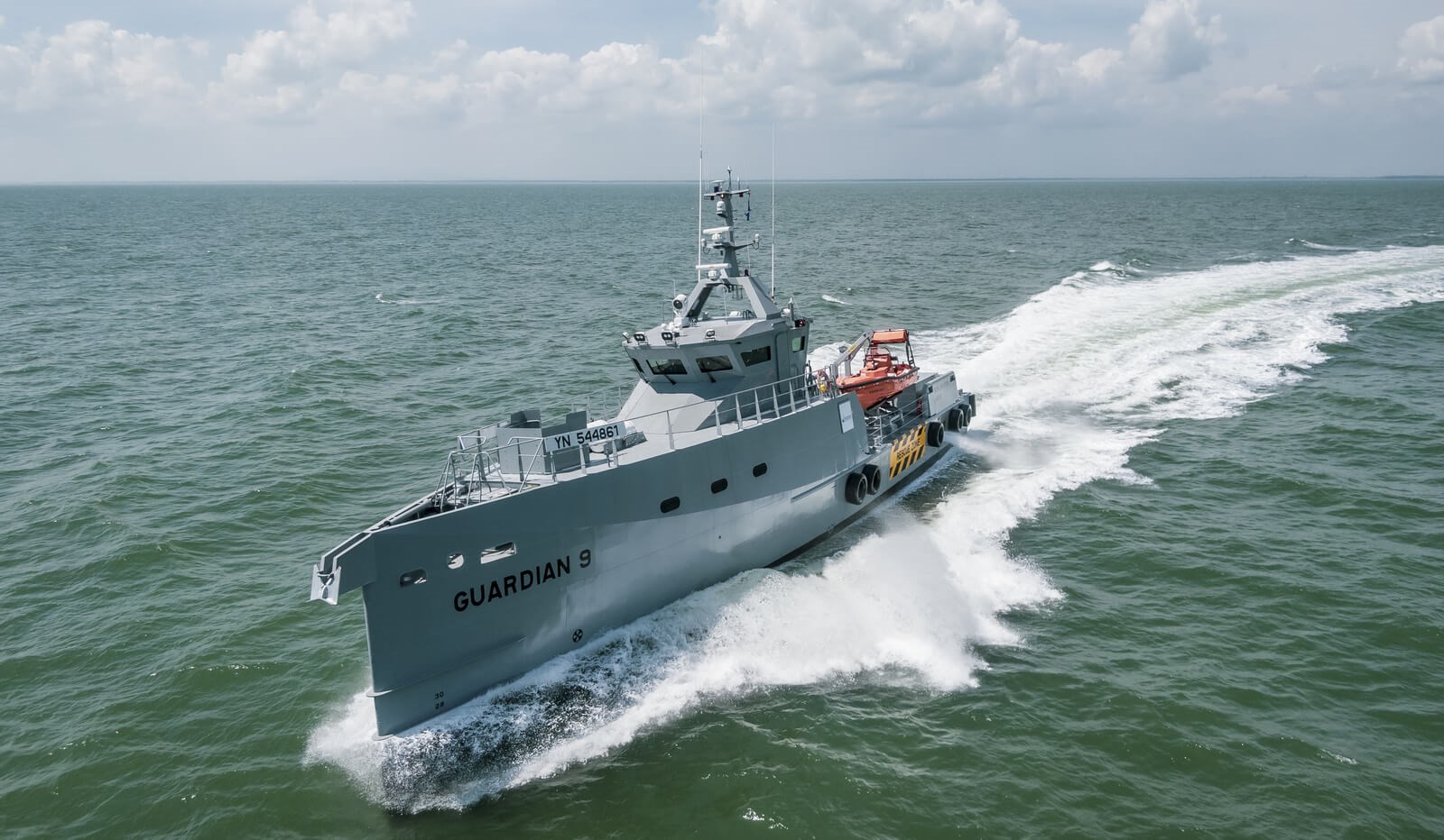 Homeland IOS Ltd takes delivery of the latest Damen FCS 3307 Patrol vessel