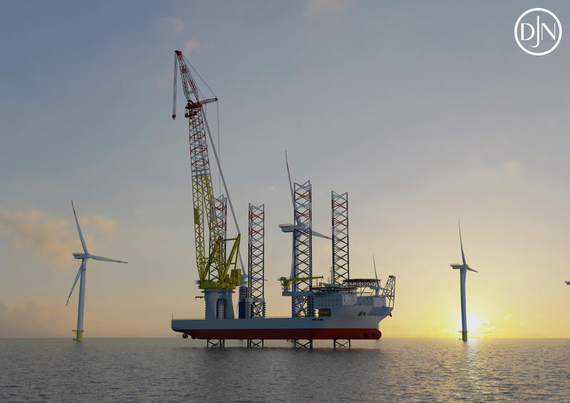 Jan De Nul’s Voltaire secured for Dogger Bank Wind Farms