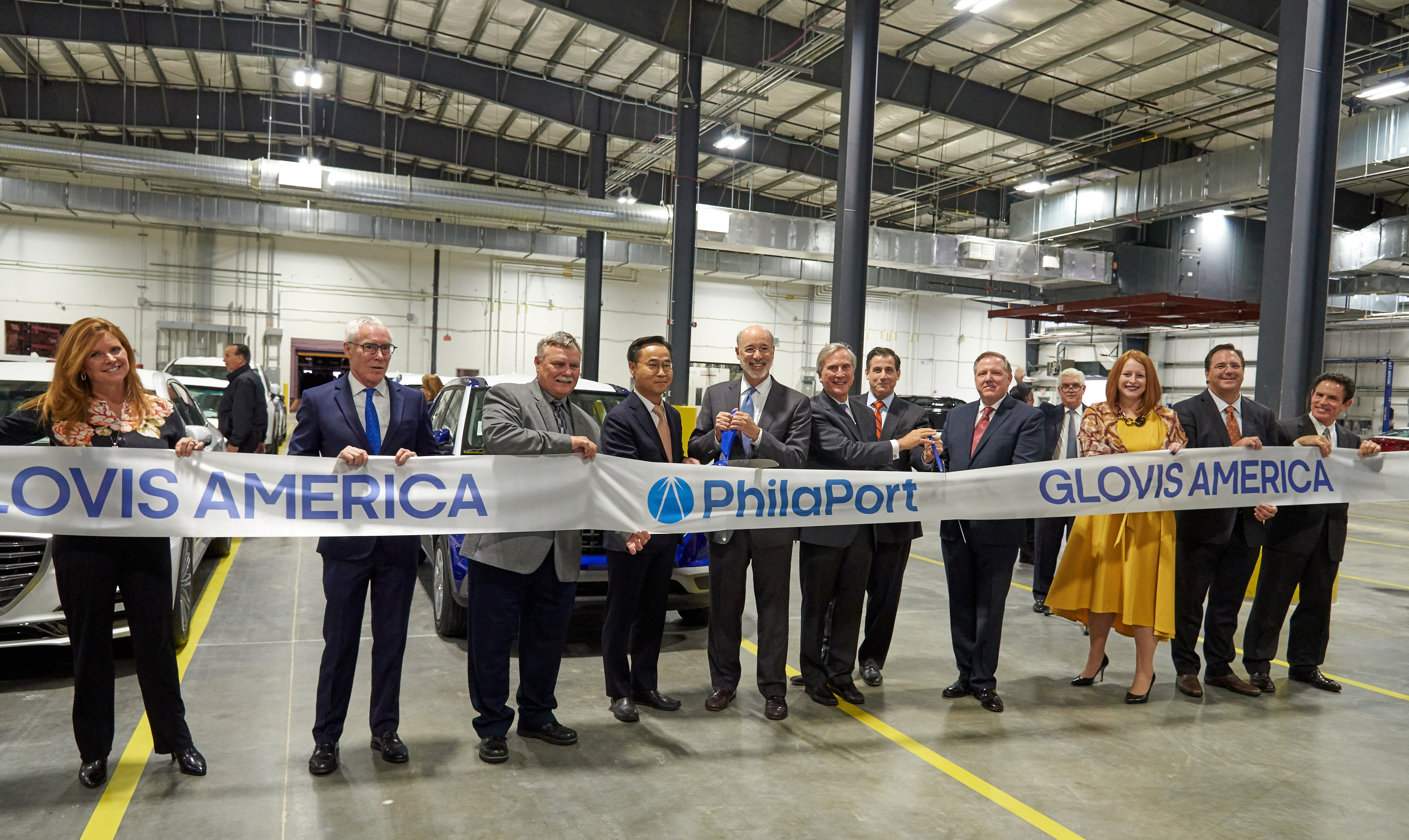 PhilaPort and partners Glovis America, Inc. Celebrate Official Opening of the Southport Auto Terminal and Vehicle Processing Center