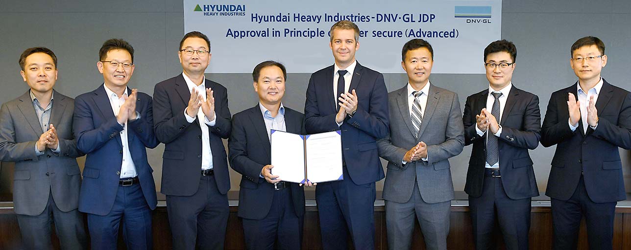 Hyundai Heavy Industries receives AIP for DNV GL’s Cyber Secure notation