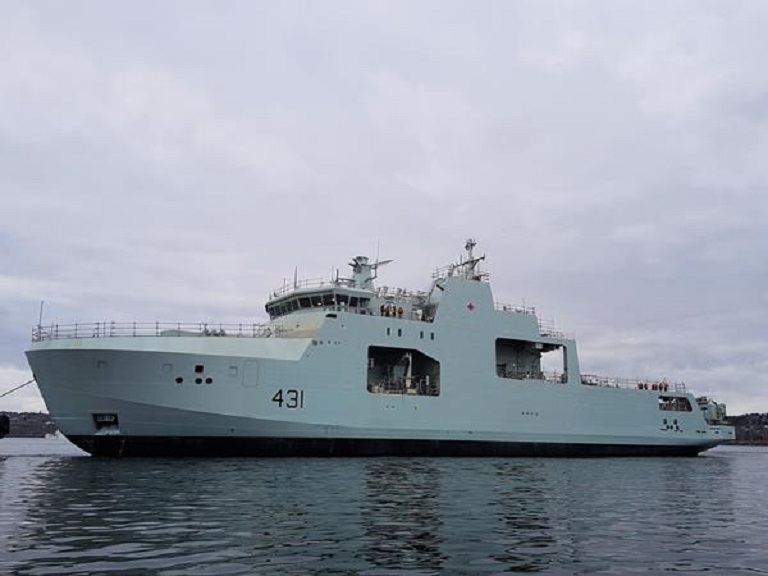 Halifax Shipyard launches Canada’s second Arctic and Offshore Patrol Ship