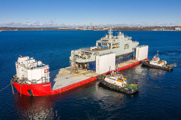 Halifax Shipyard launches Canada’s second Arctic and Offshore Patrol Ship
