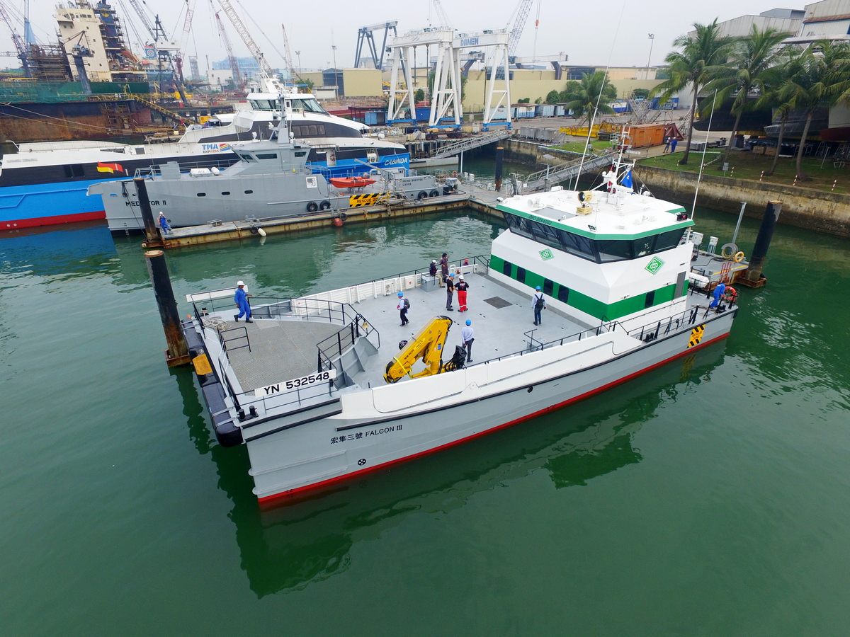 Taiwan’s Hung Hua Construction orders a third Damen Fast Crew Supplier (FCS)