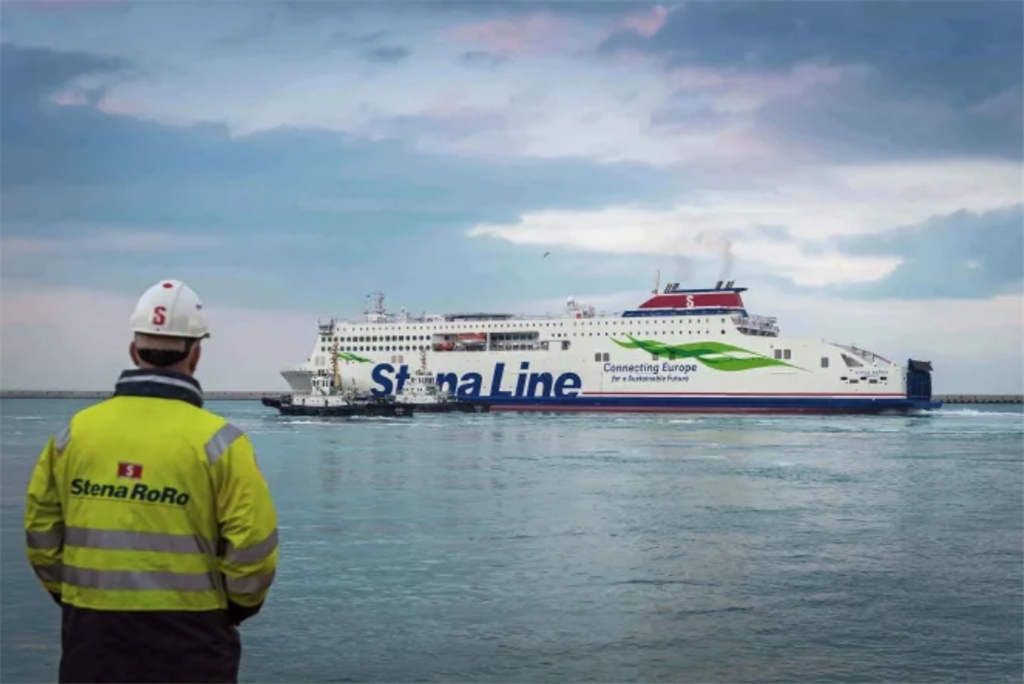 Stena Estrid departs china for Irish sea