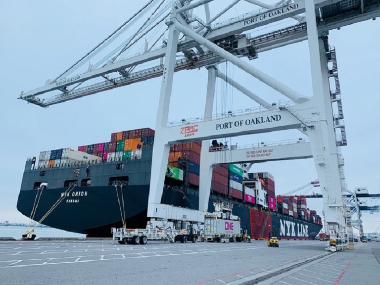 Port of Oakland export volume up 5.8 percent in November 2019