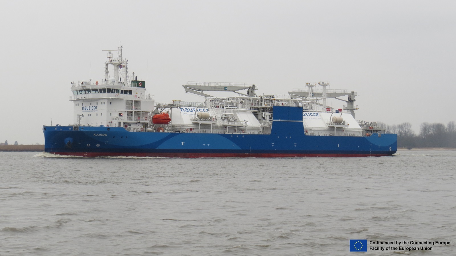 Nauticor’s Kairos received the first LNG bunker license in the Port of Rostock