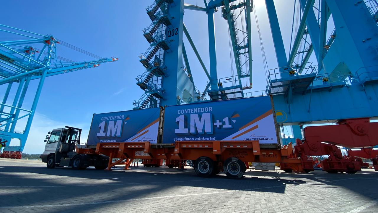 Moín Container Terminal reaches 1 million TEUs