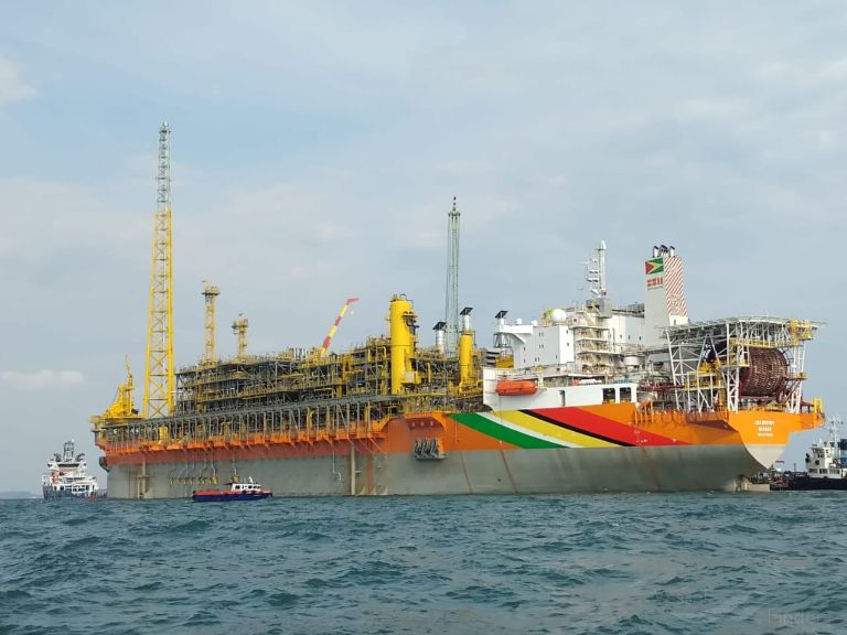 FPSO Liza Destiny producing and on hire