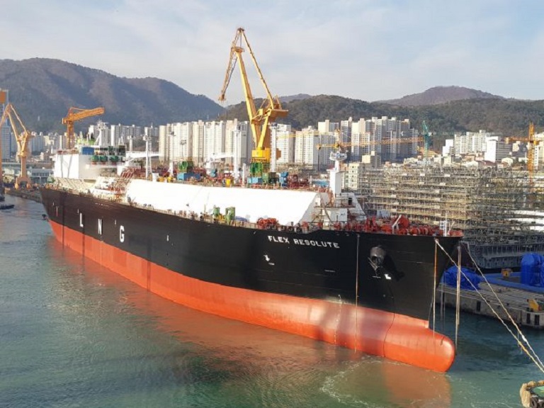 Flex LNG launches newbuild at DSME