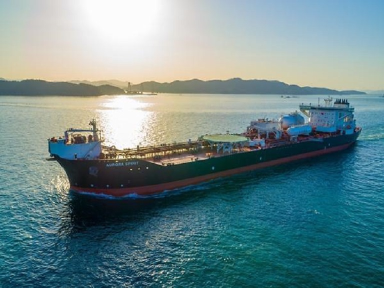 Samsung Heavy Industries delivers Teekay's LNG double fuel propulsion shuttle tanker Aurora Spirit