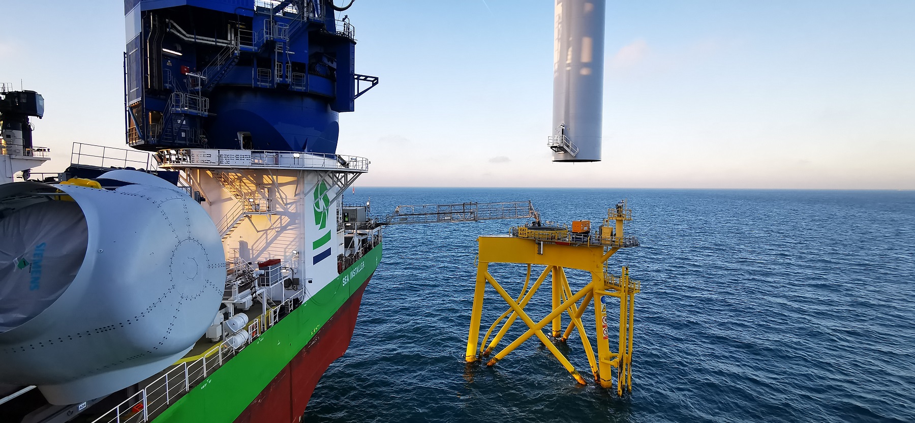 DEME Offshore reaches 2,200 offshore turbine installation milestone