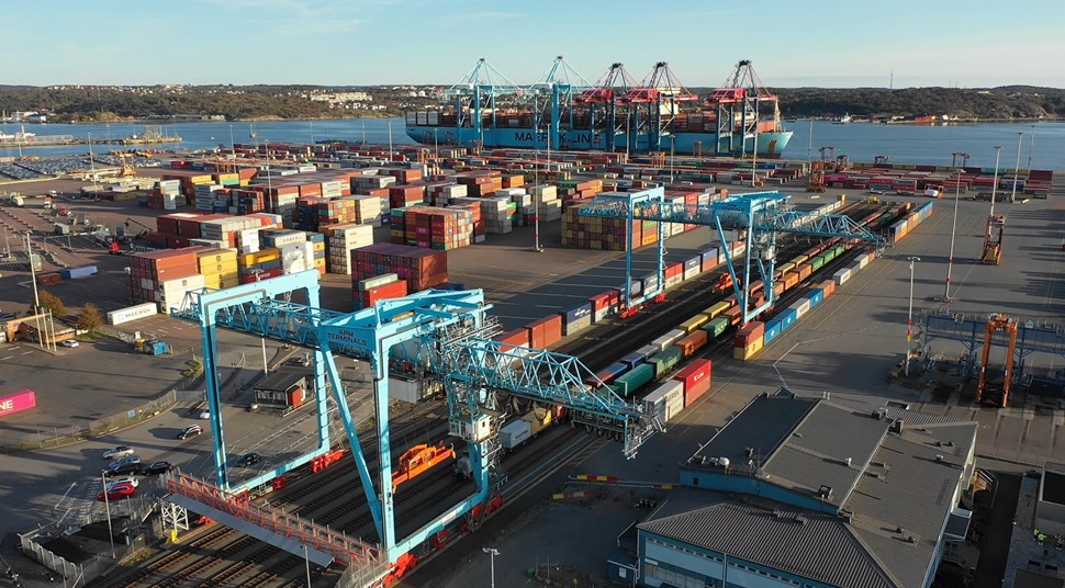 Rise In Rail Traffic Boosts Port of Gothenburg Container Volumes