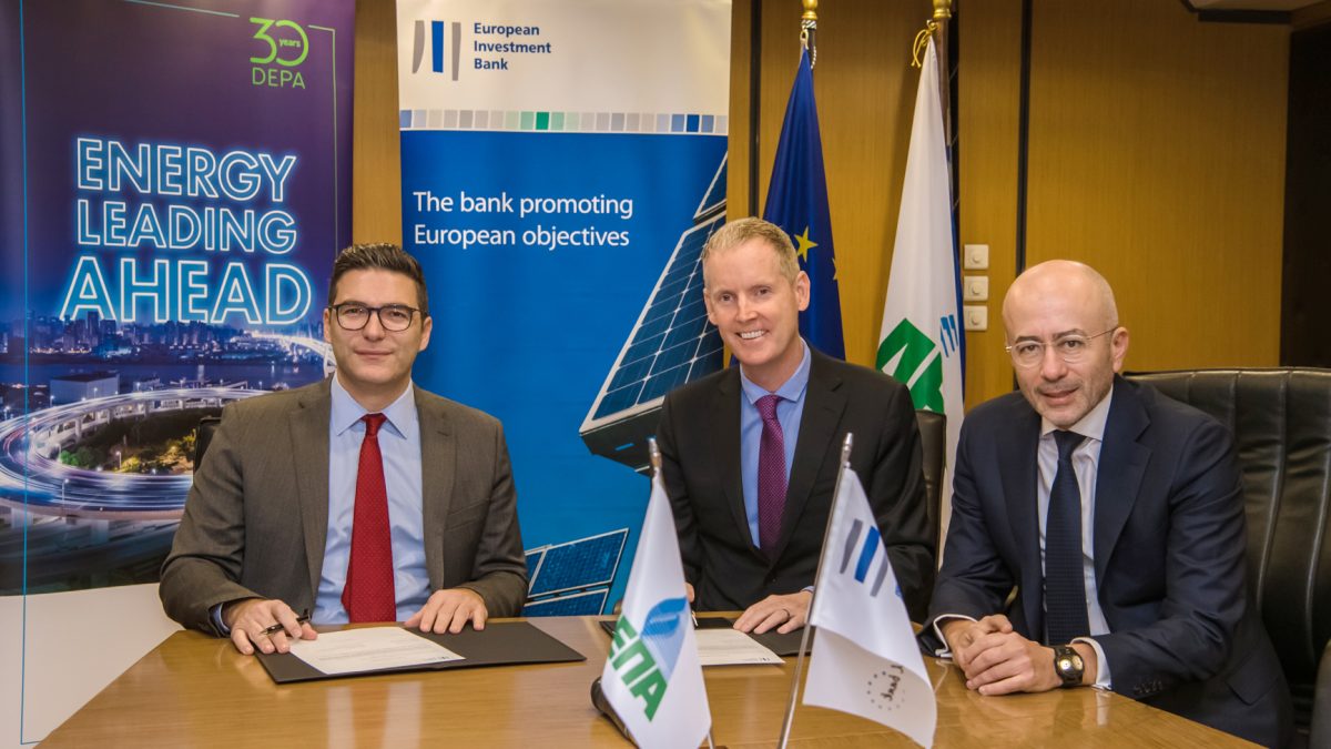DEPA and the European Investment Bank sign financing agreement for the construction of the first LNG bunkering vessel for maritime use in Eastern Mediterranean