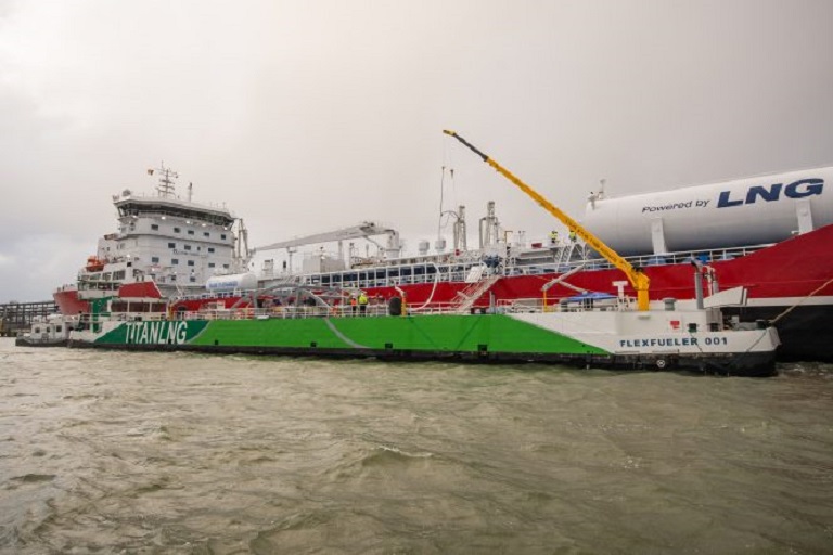 Port of Antwerp hosts its first STS LNG bunkering
