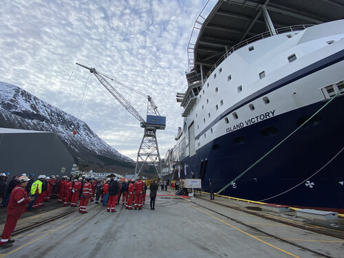 Offshore Installation Ship Island Victory Delivered