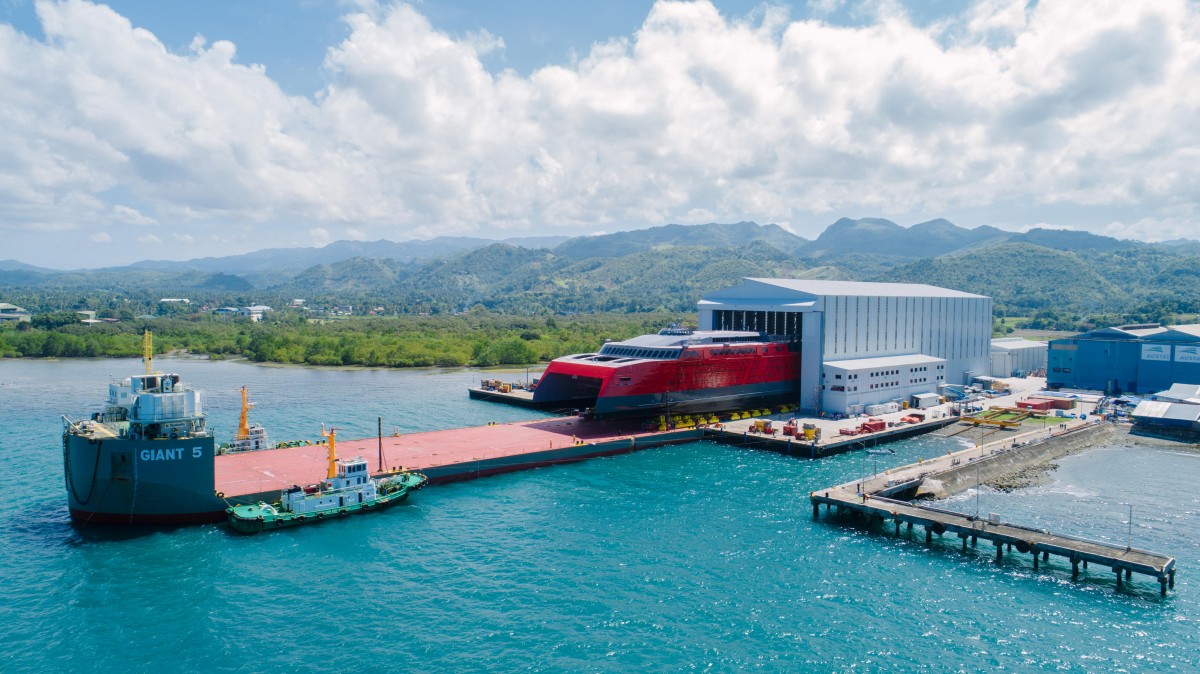 Austal Philippines Launches 109 Metre Catamaran Ferry