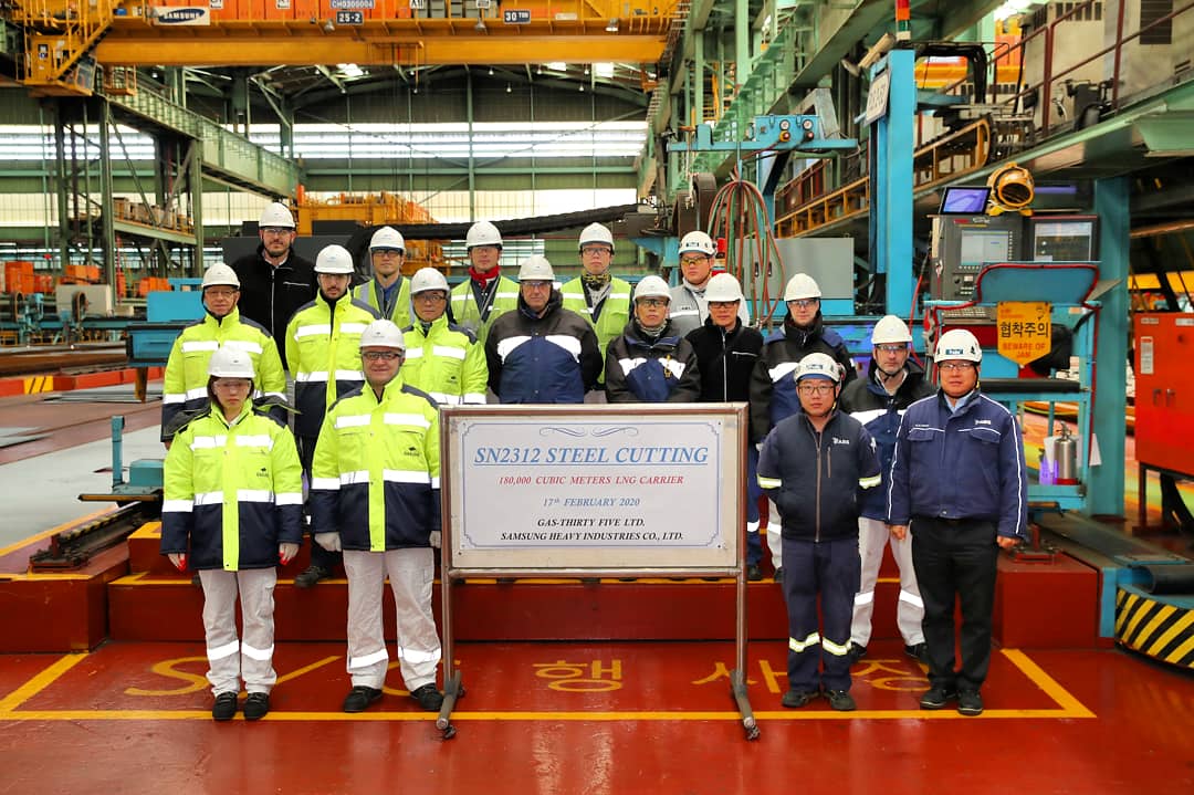 GasLog cuts steel for 180,000-cbm newbuild