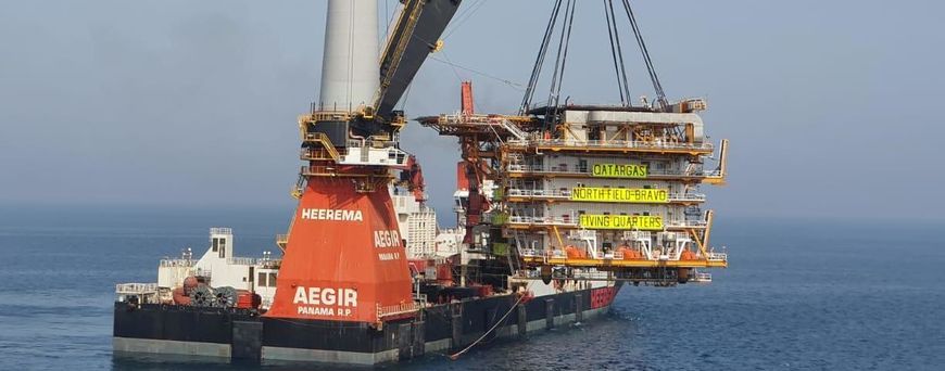 Aegir completes installation for Qatargas