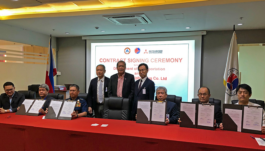 Mitsubishi Shipbuilding Signs Contract for Two Multi-Role Response Vessels for the Philippines