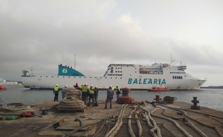 Baleària starts LNG retrofit of its Sicilia ferry