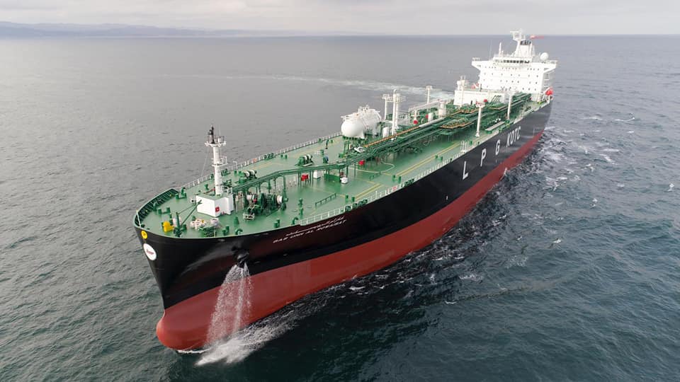 Kuwait Oil Tanker Co. takes delivery of massive gas tanker