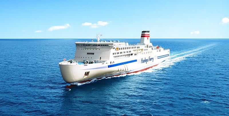 Ultra-efficient and sustainable Japanese ferry with Wärtsilä solutions begins operations
