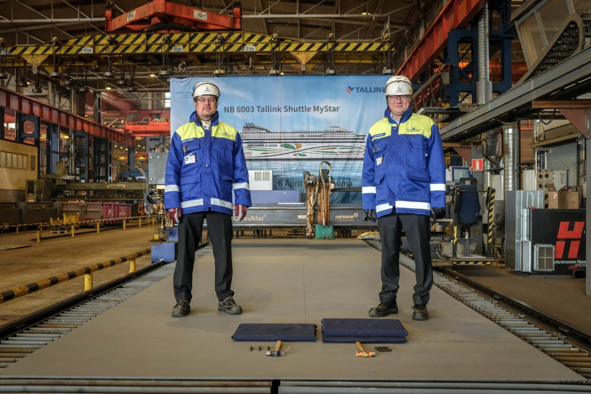 Rauma Marine Constructions Starts Building Tallink’s New LNG-Powered Shuttle Ferry despite global coronavirus pandemic