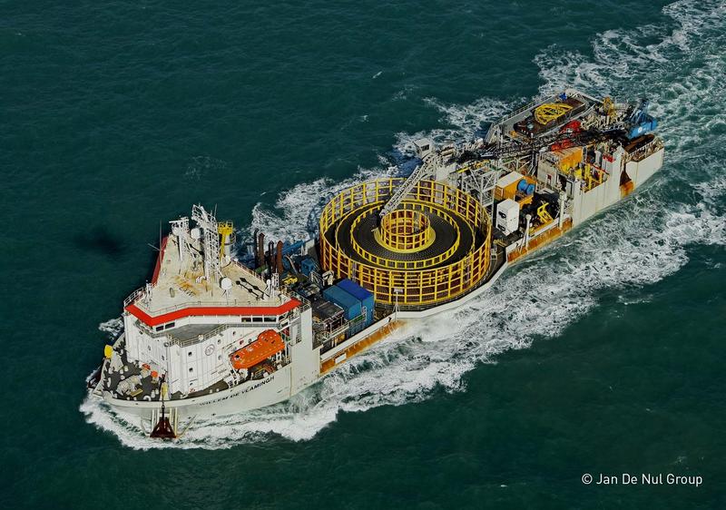 Jan De Nul and LS Cable will connect offshore wind farms Hollandse Kust Noord and West Alpha to the Dutch power grid