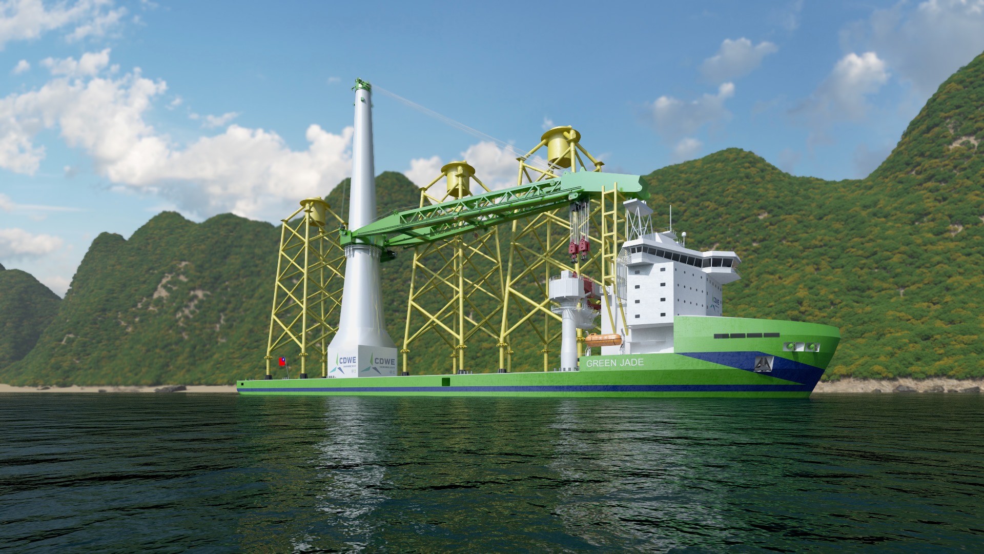 CSBC-DEME Wind Engineering Enters Into An Early Works Contract For The Very First Taiwan-Built Offshore Wind Installation Vessel